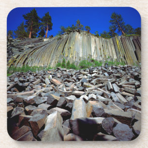 Dessous-de-verre Formations basaltiques de Devils Postpile