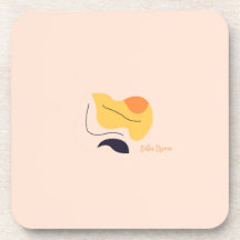 Dessous de verre forme abstraite