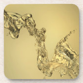 Dessous-de-verre Forme abstraite constituée en éclaboussant l'eau (Devant)