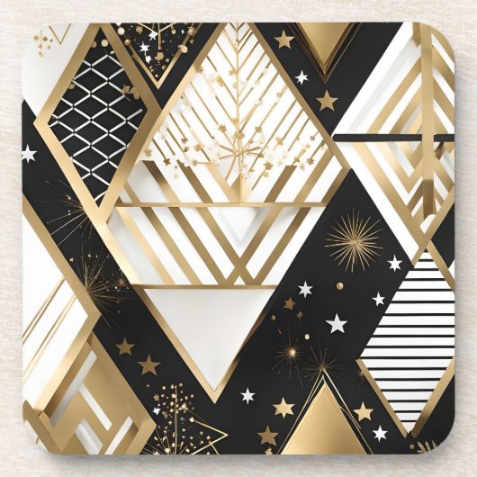 dessous de verre formes géométriques de noël (Devant)