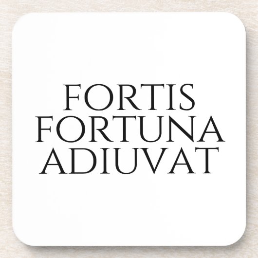 Dessous-de-verre Fortis Fortuna Adiuvat (Devant)