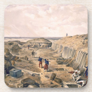 Dessous-de-verre Fossé de la bastion du Mat, plat 'de Seat