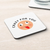 Dessous-de-verre Fou pour toi (Côté gauche)