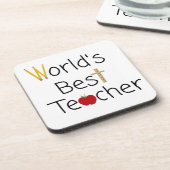 Dessous-de-verre Fournitures de la meilleure école de Cool du monde (Côté gauche)