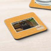 Dessous-de-verre Fourrure de Hoomans Taek là ? (Côté gauche)