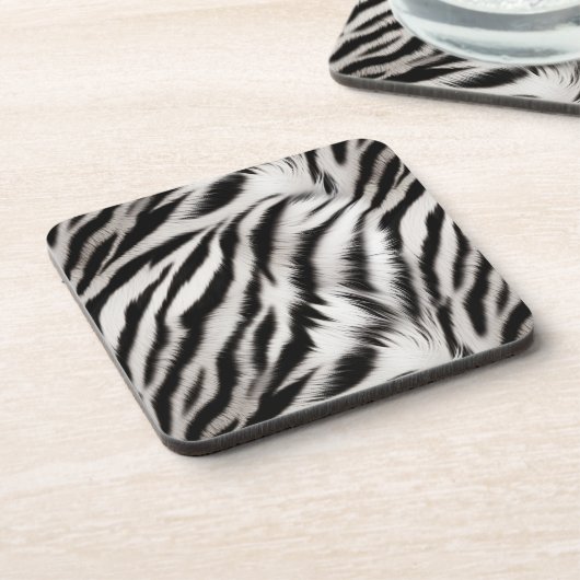 Dessous-de-verre Fourrure zébrée (Côté gauche)