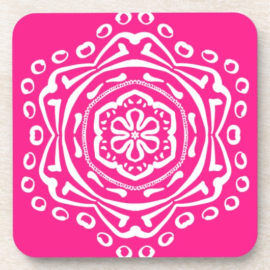 Dessous-de-verre Foxglove Mandala (Devant)