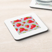 Dessous-de-verre fraise (Côté gauche)