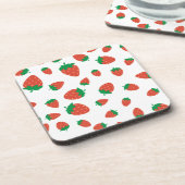 dessous de verre fraise (Côté gauche)