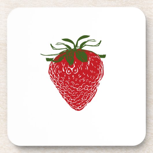 Dessous-de-verre Fraise : (Devant)