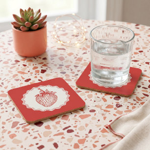 Dessous-de-verre Fraise