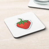 Dessous-de-verre Fraise rouge sucrée (Côté gauche)