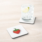 Dessous-de-verre Fraise rouge sucrée (Côté Droit)
