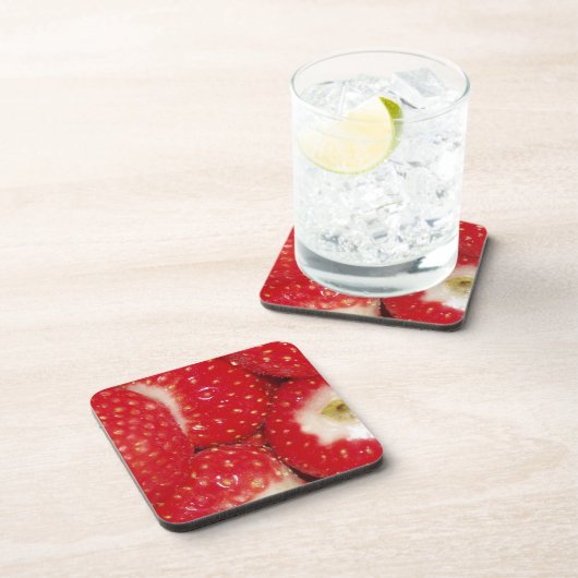 Dessous de verre fraises (Côté Droit)