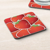 Dessous-de-verre Fraises funky (Côté gauche)