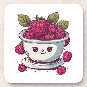 DESSOUS-DE-VERRE FRAMBOISE MIGNONNE