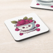 DESSOUS-DE-VERRE FRAMBOISE MIGNONNE (Côté gauche)