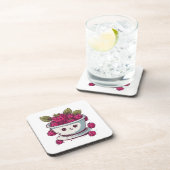 DESSOUS-DE-VERRE FRAMBOISE MIGNONNE (Côté Droit)