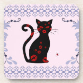 Dessous-de-verre Français : Bonne Soiree Beverage Coaster (Devant)