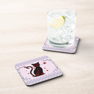 Dessous-de-verre Français : Bonne Soiree Beverage Coaster