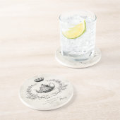 Dessous de verre français vintages de pierre de (Côté)