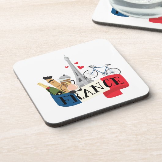 Dessous-de-verre France (Côté gauche)