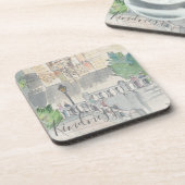 Dessous de verre "France Aquarelle" (Côté gauche)