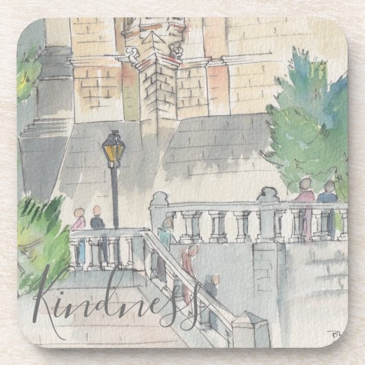 Dessous de verre "France Aquarelle" (Devant)