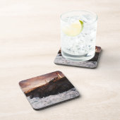 Dessous-de-verre France, phare à l'aube (Côté Droit)