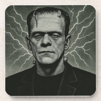 Dessous-de-verre Frankenstein Electricity Art