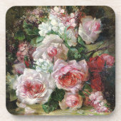 Dessous-de-verre Frans Verhas Bouquet Vintage Rose (Devant)