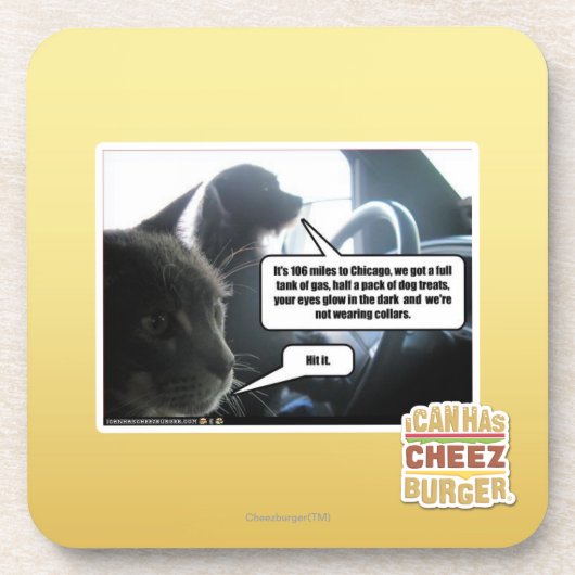 Dessous-de-verre Frappez-le (Devant)