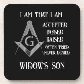 Dessous-de-verre Freemason (Devant)