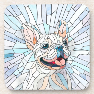 Dessous-de-verre French Bulldog - Français - mosaïque pastel