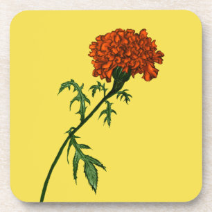 Dessous-de-verre French Marigold Flower Plant Lover Gardener