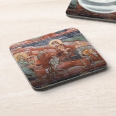 Dessous-de-verre Fresques de l'église serbe du XIVe siècle, (Côté gauche)