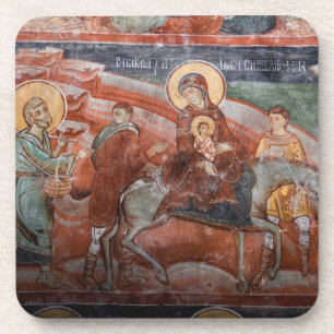 Dessous-de-verre Fresques de l'église serbe du XIVe siècle,