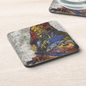 Dessous-de-verre Frida Kahlo Butterfly Monet Inspiré (Côté gauche)