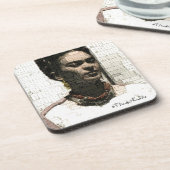 Dessous-de-verre Frida Kahlo Portrait textile (Côté gauche)