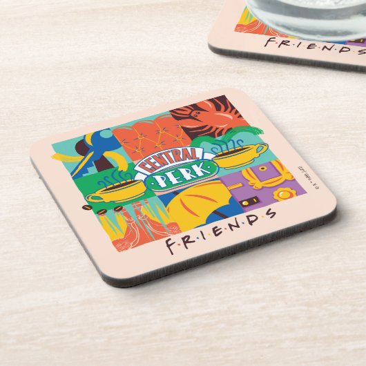 Dessous-de-verre FRIENDS™ | Central Perk Graphique Vibrant (Côté gauche)