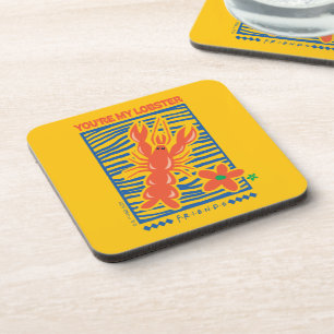 Dessous-de-verre FRIENDS™   Vous êtes mon homard graphique vibrant