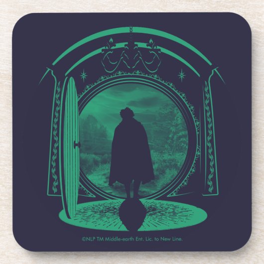 Dessous-de-verre FRODO™ quittant la silhouette de LA COMTÉ™ (Devant)