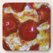 Dessous-de-verre Fromage et pizza Pepperoni (Devant)