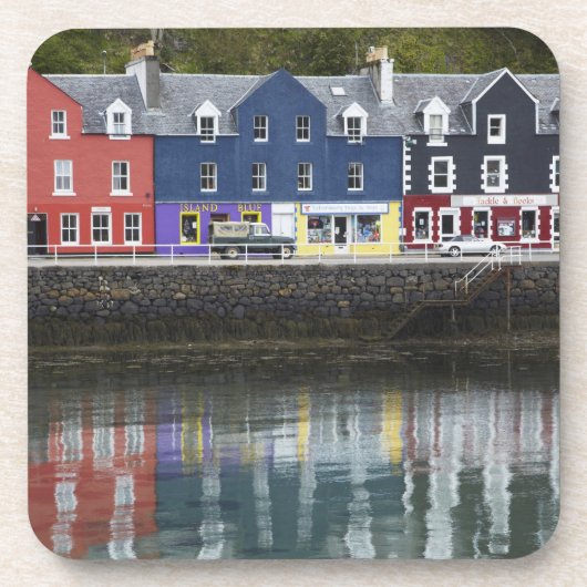 Dessous-de-verre Front de mer, Tobermory, île de Mull, Écosse, (Devant)