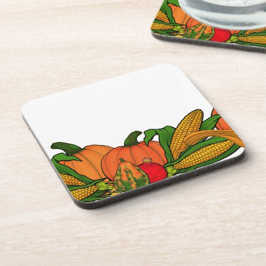 Dessous-de-verre frontière d'automne (Côté gauche)