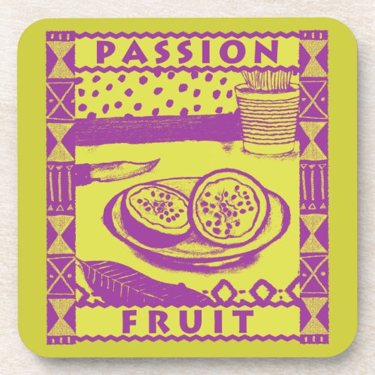 Dessous-de-verre Fruit de passion (Devant)