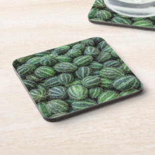 Dessous-de-verre Fruit mexicain rayé vert de Cucamelon frais