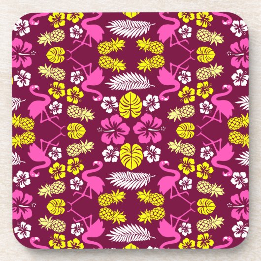 Dessous-de-verre Fruit tropical floral (Devant)