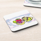 Dessous-de-verre Fruits d'été (Côté gauche)
