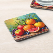 Dessous-de-verre Fruits frais dans un parfait mélange de design (Côté gauche)